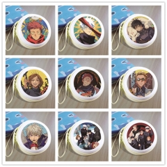 10 Styles Jujutsu Kaisen Cartoon Zipper Wallet Anime Coin Purse