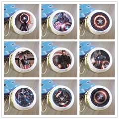 9 Styles Captain America Cartoon Zipper Wallet Anime Coin Purse