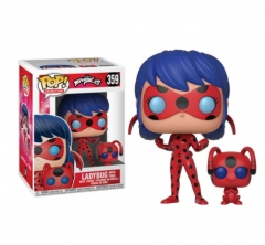 10CM Funko POP Miraculous Ladybug 359# Pegabug Anime PVC Figure Toy Doll