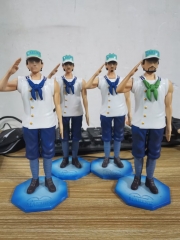 海贼王 海军四款 盒装手办 高21.5cm 重840g 尺寸24.5*11.5*6.5cm 40个/箱