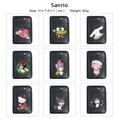 10 Styles Sanrio Kuromi Melody Kitty Cartoon PU Anime Wallet Purse
