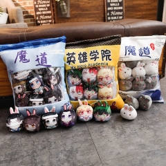 50*36CM 5 Styles Demon Slayer/My Hero Academia/Natsume Yuujinchou/Mo Dao Zu Shi Anime Plush Pillow Toys Doll