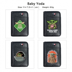6 Styles Star War Cartoon PU Anime Wallet Purse