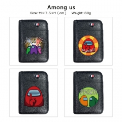8 Styles Among Us Cartoon PU Anime Wallet Purse