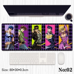 (80*30*0.3CM) JoJo's Bizarre Adventure Cartoon Anime Mouse Pad