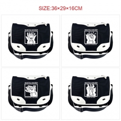 4 Styles Jujutsu Kaisen Cartoon Pattern Canvas Anime Shoulder Bag