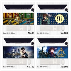 4 Styles (80*30*0.3CM) Harry Potter Cartoon Anime Mouse Pad