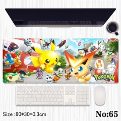 2 Styles (80*30*0.3CM) Pokemon Cartoon Anime Mouse Pad