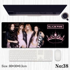 2 Styles (80*30*0.3CM) K-POP BLACKPINK Cartoon Anime Mouse Pad