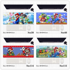 4 Styles (80*30*0.3CM) Super Mario Bro Cartoon Anime Mouse Pad