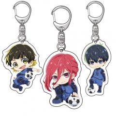 5CM 14 Styles Blue Lock Cartoon Pendant Collection Model Anime Acrylic Keychain