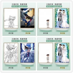(带电) 大号A4（USB插电款）龙猫 动漫漫画灯光画小夜灯摆件卧室床头电视柜摆画情侣礼物创意发光画
