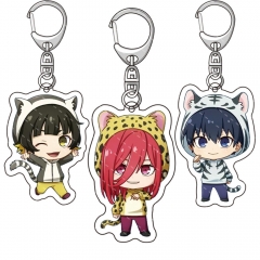 6CM 24 Styles Blue Lock Cartoon Pendant Collection Model Anime Acrylic Keychain