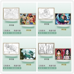 (带电) 大号A4（USB插电款）动漫漫画灯光画小夜灯摆件卧室床头电视柜摆画情侣礼物创意发光画