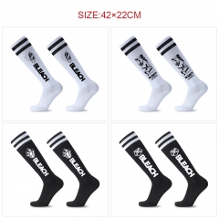 5 Styles Bleach Cartoon Pattern Knitted Socks Anime Football Sports Socks
