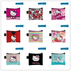 20 Styles Hello Kitty Cartoon Anime Coin Purse Wallet