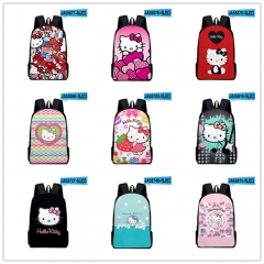 20 Styles Hello Kitty Cartoon Anime Backpack Bag