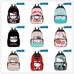 20 Styles Hello Kitty Cartoon Anime Backpack Bag