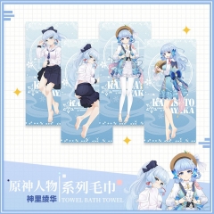 70*35CM 4 Styles Genshin Impact Cartoon Anime Towel