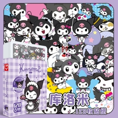 日系少女贴纸礼盒 盒装120张不重复 动漫小清新创意自粘贴画精致