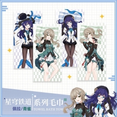 70*35CM 8 Styles Honkai: Star Rail Cartoon Anime Towel
