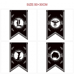 死亡笔记 50×30 开叉旗子