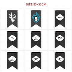 15 Styles 50*30CM Bleach Cartoon Decoration Anime Flag