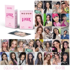 4 Styles 5.7*8.7CM 50PCS/SET K-POP (G)I-DLE Paper Lomo Card