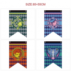 8 Styles 85*55CM JoJo's Bizarre Adventure Cartoon Decoration Anime Flag