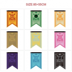 9 Styles 85*55CM One Piece Cartoon Decoration Anime Flag