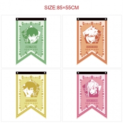 4 Styles 85*55CM Blue Lock Cartoon Decoration Anime Flag
