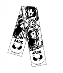 The Nightmare Before Christmas Cartoon Pattern Anime Scarf