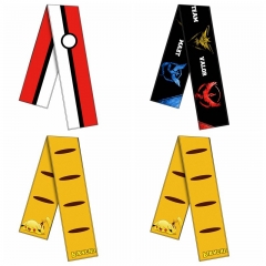 3 Styles Pokemon Cartoon Pattern Anime Scarf