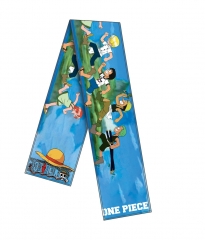 2 Styles One Piece Cartoon Pattern Anime Scarf