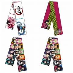 3 Styles Demon Slayer: Kimetsu no Yaiba Cartoon Pattern Anime Scarf