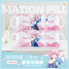 崩坏星穹铁道三月七周边马克杯 二次元陶瓷水杯
