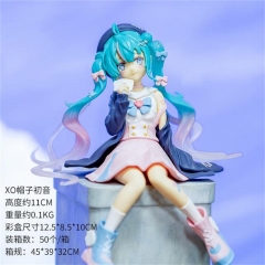 初音未来XO帽子初音优质版盒装手办高11cm一箱50个