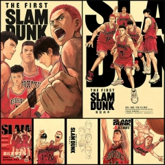22 Styles Slam Dunk Retro Kraft Paper Anime Poster