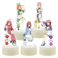 （大夜灯）五等分花嫁新娘3暑假篇中野一花二乃三玖四叶动漫周边小夜灯摆件