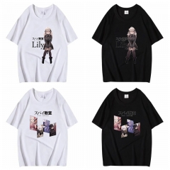 6 Styles Spy Room Cartoon Pattern Anime T Shirt