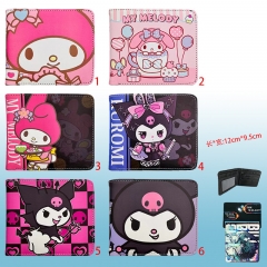 6 Styles Sanrio Kuromi My Melody Cartoon Cute Anime Wallet Purse