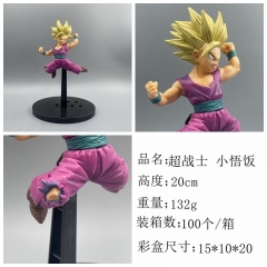 七龙珠 超战士 小悟饭 高约23cm。重量132克 彩盒尺寸 15X10X20 装箱数100个