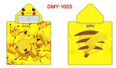 3 Styles Pokemon Cartoon Pattern Anime Children's Bath Towel