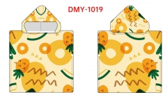 5 Styles Cute Fruits Cartoon Pattern Anime Children's Bath Towel