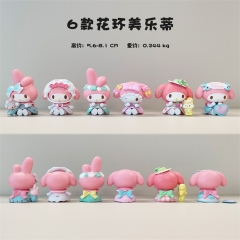 6款一套 五代 美乐蒂 袋装手办 高6-8.5cm 一箱50套
