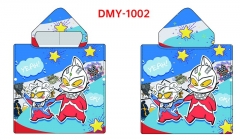 3 Styles Ultraman Cartoon Pattern Anime Children's Bath Towel