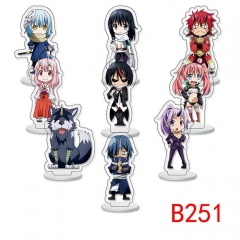 2 Styles 9PCS/SET 10CM That Time I Got Reincarnated as a Slime Acrylic Anime Standing Plate