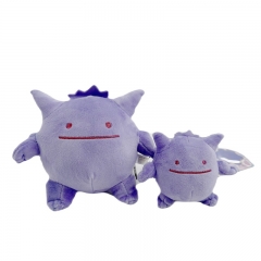 8-14CM Pokemon Gengar Cartoon Collection Stuffed Dolls Anime Plush Toy Pendant