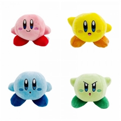 小号15cm5色星之卡比黄蓝绿粉灰色Kirby任天堂游戏毛绒公仔带吊牌