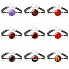 14 Styles Naruto Cartoon Leather Bangles Anime Bracelet